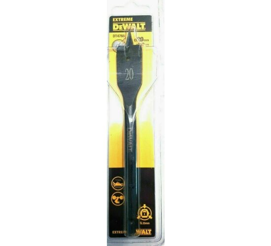 DeWALT DT4768 Extreme Holz-Fräsbohrer Holzbohrer 20mm x 152 mm