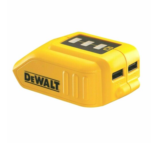 DeWALT USB Akku-Adapter DCB090-XJ, USB-Ladegerät für XR Akkus 10,8 V - 18,0 V