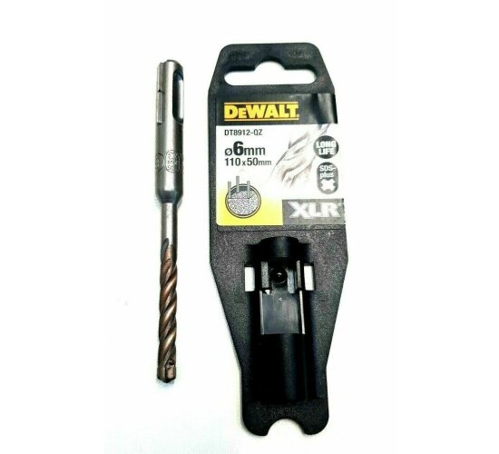 DeWALT XLR SDS-Plus Bohrer DT8912 -QZ 6x50x110 mm 4 Schneiden-Geometrie