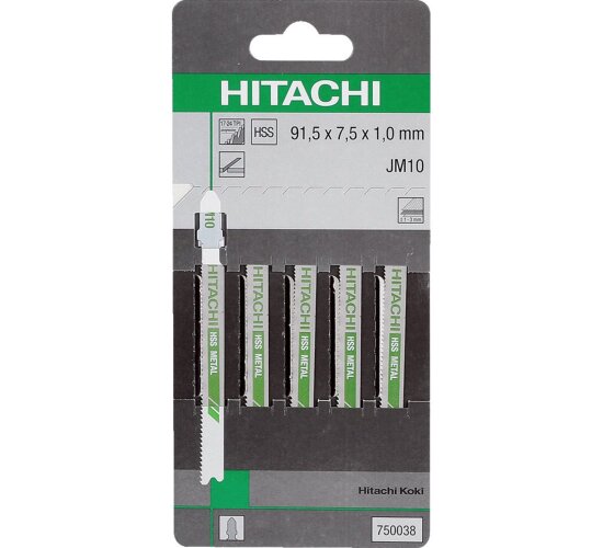 Hitachi Stichs&auml;geblatt JM10 5 St&uuml;ck  750038 f. Bosch , Makita , Dewalt, Metabo,