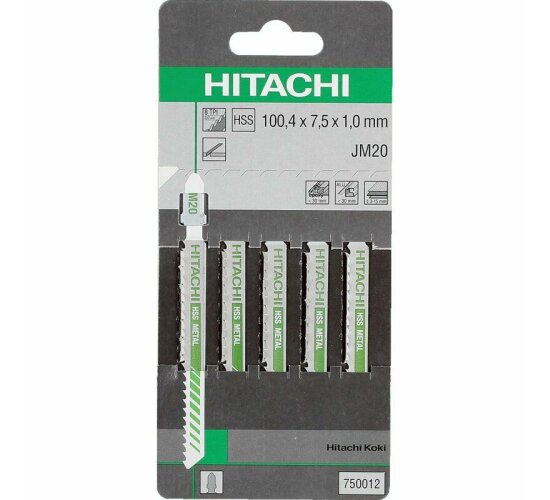 Hitachi Stichsägeblatt JM20 5 Stück  750012 f. Bosch , Makita , Dewalt, Metabo,