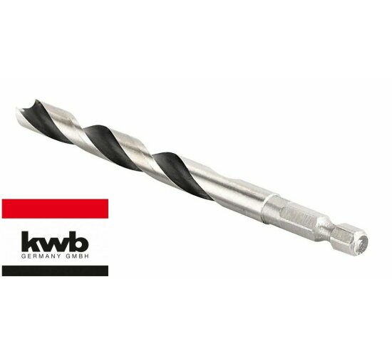 kwb HSS Metallbohrer &Oslash; 4 mm 421104 (mit 1/4&quot; Sechskantschaft, E 6,3) lang
