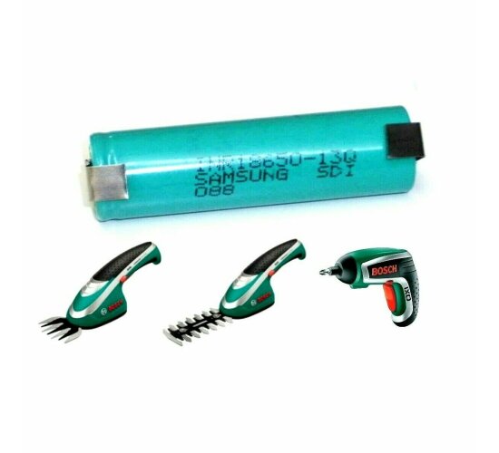 Bosch  IXO / ISIO Ersatz Akku  3,6 V 1,3 Ah Li-Ion  Samsung Akku