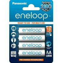 Panasonic eneloop AA Mignon 4 Akku Set BK-3MCCE HR06 NiMh  mit Aufbewarungsbox