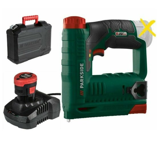 PARKSIDE Akku Tacker 12V PAT 12 mit Akku und Ladegerät
