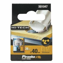 Piranha Bohrkrone HI-TECH Bi-Metal, 40 mm, für Holz und...
