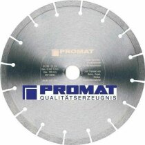 PROMAT 841414 Diamanttrennscheibe D.230mm BO-D.22,23mm PROMAT Trockenschnitt