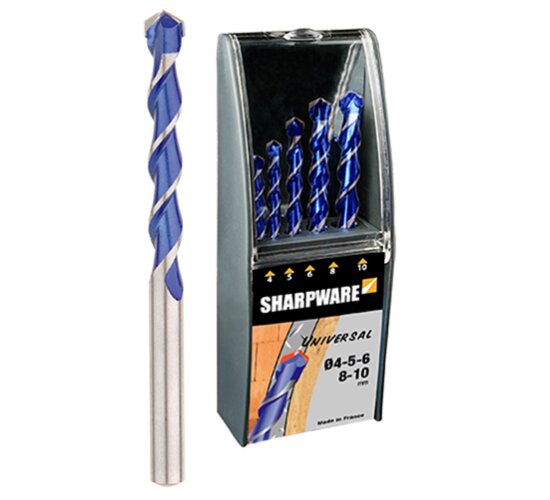 Sharpware  Metallbohrer Set 4 -10 mm HSS