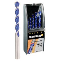 Sharpware  Metallbohrer Set 4 -10 mm HSS