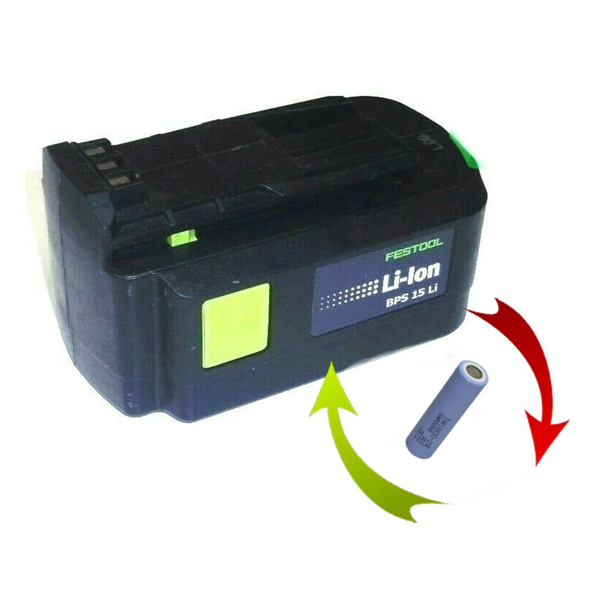 Akku ersetzt BPS 12 LI, BPS 12LI, BPS12 LI für Festo Festool Akku ersetzt BPS 12 LI, BPS 12LI, BPS12 LI für Festo Festool