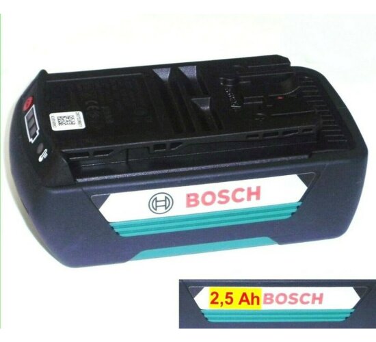 Bosch Rotak Ersatz-Akku 36 V 2,5 Ah  Rotak Garten AHS  AKS  ALB  ART (Neubestückt)