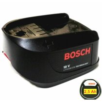 Original Bosch Akku 18 V Neubest&uuml;ckt mit  2,5 Ah S...