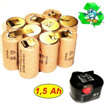 Tauschpack für Original AEG akku 12 V  . m. 1,5  Ah...