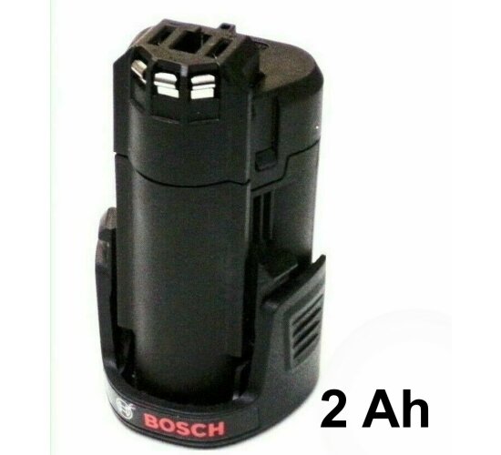 Original Bosch Akku 10,8 / 12 V  Neu Bestückt mit 2.0 Ah  2000 mAh (2607336909 / 2607336863 ) DIY