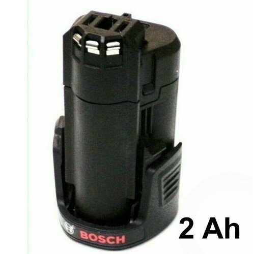 Original Bosch Akku 10,8 / 12 V  Neubestückt mit 2.0 Ah  2000 mAh (2607336909 / 2607336863 ) DIY