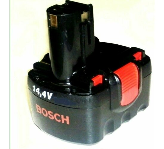 Original Bosch Akku 14,4 V  1,2 / 1,5 Ah PSR AHS ART 23  Accutrim Neubestückt mit 2,2 Ah