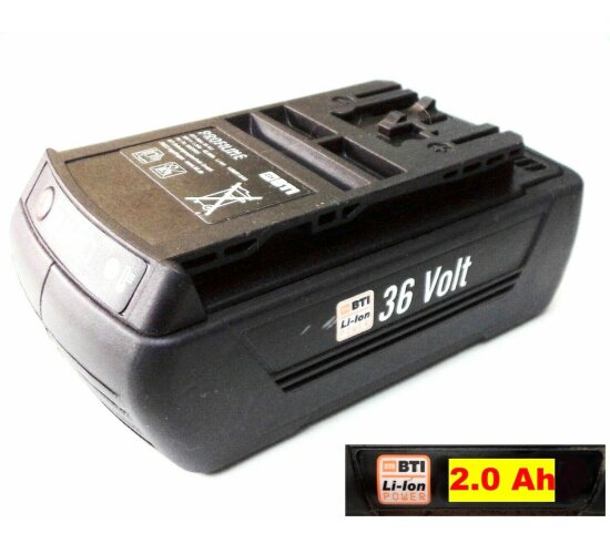 Original BTI Akku 36 V Li  Compact  mit 2.0 Ah Neubestückt