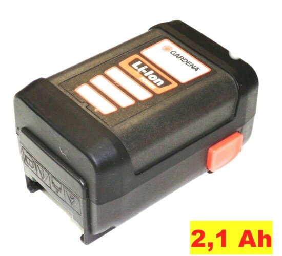 Original Gardena Akku 18 V Li 1,6  Neubestückt mit  2,1 Ah 2100 mAh   8839