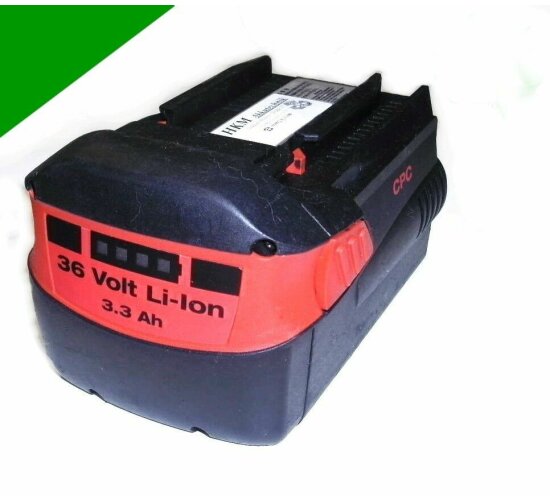 Original Hilti Akku  B 36  Li  36 Volt  Li-Ion  3,3 Ah. 3300 mAh