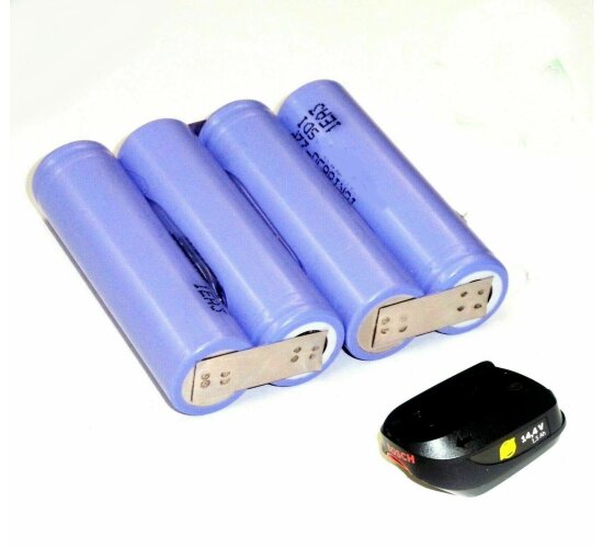 Tauschpack für Bosch Akku 14,4 V 1,3 /1,5 Ah Li  1,5  Ah  1500 mAh