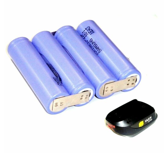 Tauschpack für Bosch Akku 14,4 V 1,3 /1,5 Ah Li  mit 2,5  Ah Samsung Zellen 2500 mAh