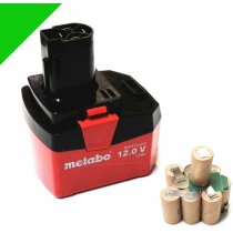 Zellentausch für Original  Metabo   Akku 12 V -2 Ah...