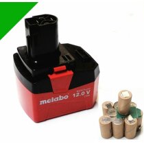 Zellentausch für Original  Metabo   Akku 12 V -2,5...