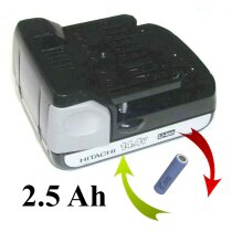 Akkureparatur Zellentausch f&uuml;r Hitachi Akku 14,4 V...