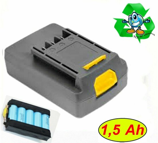 Zellentausch für ORIGINAL Wolf Akku 18 V Volt .Pack 5 mit  1, 5 Ah -  1500 mAh