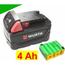 Reparatur Zellentausch für Würth Akku 18 V   -...