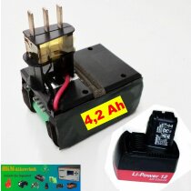  Tauschpack f&uuml;r Metabo  12 Li-Power  Akku 14,4 V  -...