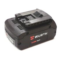 Würth Master Akku 18 V Li  --  0700 916 53x  Neu bestückt mit  6,0 Ah  6000 mAh