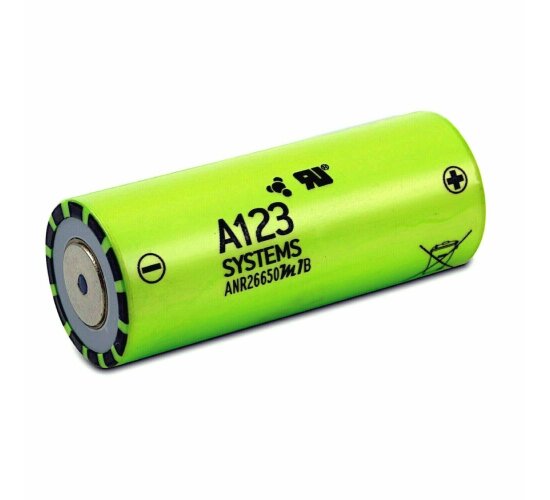 A123 ANR26650M1B 2500mAh 3,3 V LiFePo4 Akku  A Grade