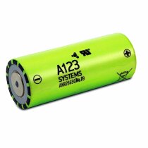 A123 ANR26650M1B 2500mAh 3,3 V LiFePo4 Akku  A Grade