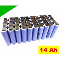 Akkupack  36 V Li-Ion 14 Ah  10S 4P  Samsung Zellen  -...