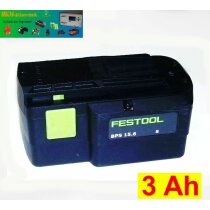 Festool Akku BPS 15,6 s 15,6 V  - 3 Ah NiMh Panasonic Zellen