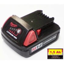 Original  Milwaukee Akku 14,4 V Li  mit 1,5 Ah  M14...