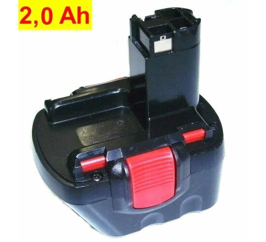 Original Bosch Akku 12 V  - 2607335273/  2607335274 Neu bestückt m. 2,0 Ah NiMh.