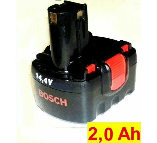 Original Bosch Akku 14,4 V  2607335711 / 2607335533 PSR  GSR  AHS   2,0 Ah  NiMh(Neubestückt)