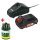 Parkside Akku 20 V   2.0 Ah  PAP 20 + Bosch Bitset 10 Tlg.