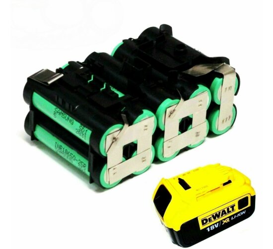 Akkupack für Original Dewalt Akku 18 V Li mit 5.0 Ah 5000 mAh DCB182 /180