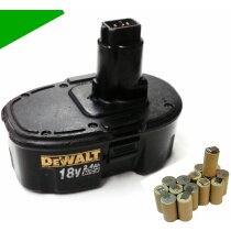 Zellentausch für  Dewalt Akku 18 V 3,0 Ah NiMh...