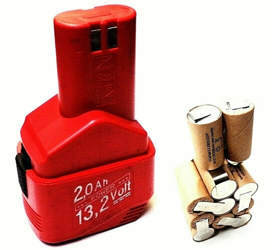 Zellentausch für KRESS Akku  13,2 V  - 2,5 Ah  NICD  2500 mAh    Sanyo Zellen