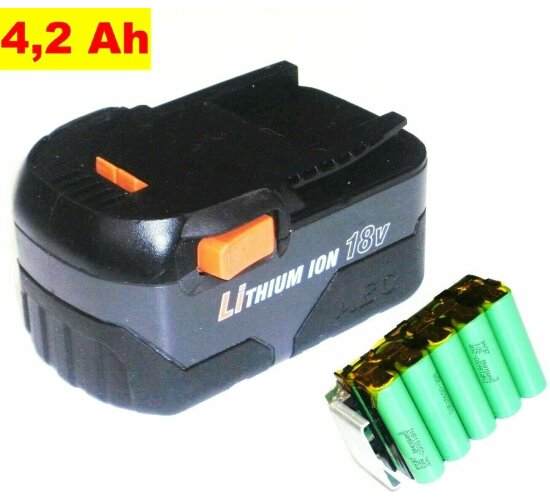 Zellentausch für Original AEG L1830R 18 V  m. 4,2 Ah Sony Zellen 4200 mAh