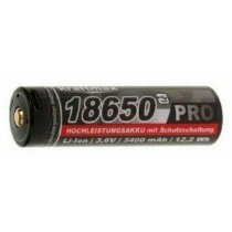 Kraftmax 18650 Pro Hochleistungsakku  3400 mAh mit  Micro...