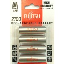 4x Fujitsu Panasonic AA Akku 1,2 V 2700mAh HR3UAEU im...