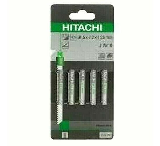5 x Hitachi – 750024  Stichsägeblätter  JUW10, HCS, 91,5 x 7,2 x 1,25 mm