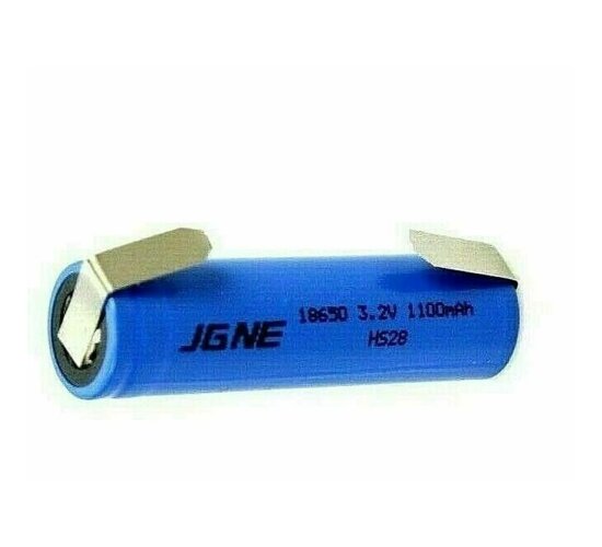 Akku JGNE 18650 1100mah -3,2 V - 33A LIFEPO4 mit Lötfahne ( A123 )