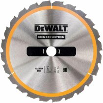 DeWalt Bau-Kreissägeblatt  216 x 30 mm 24WZ,...