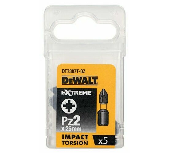 DeWALT DT7387T  Schlagschrauber BitsPZ2 x 25mm 5 Stück
